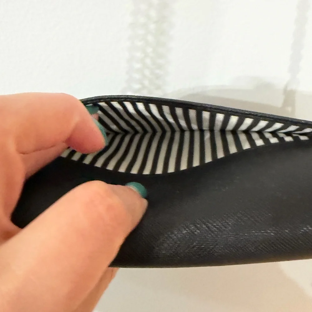 Kate Spade Black Crossbody with Gold Chain
